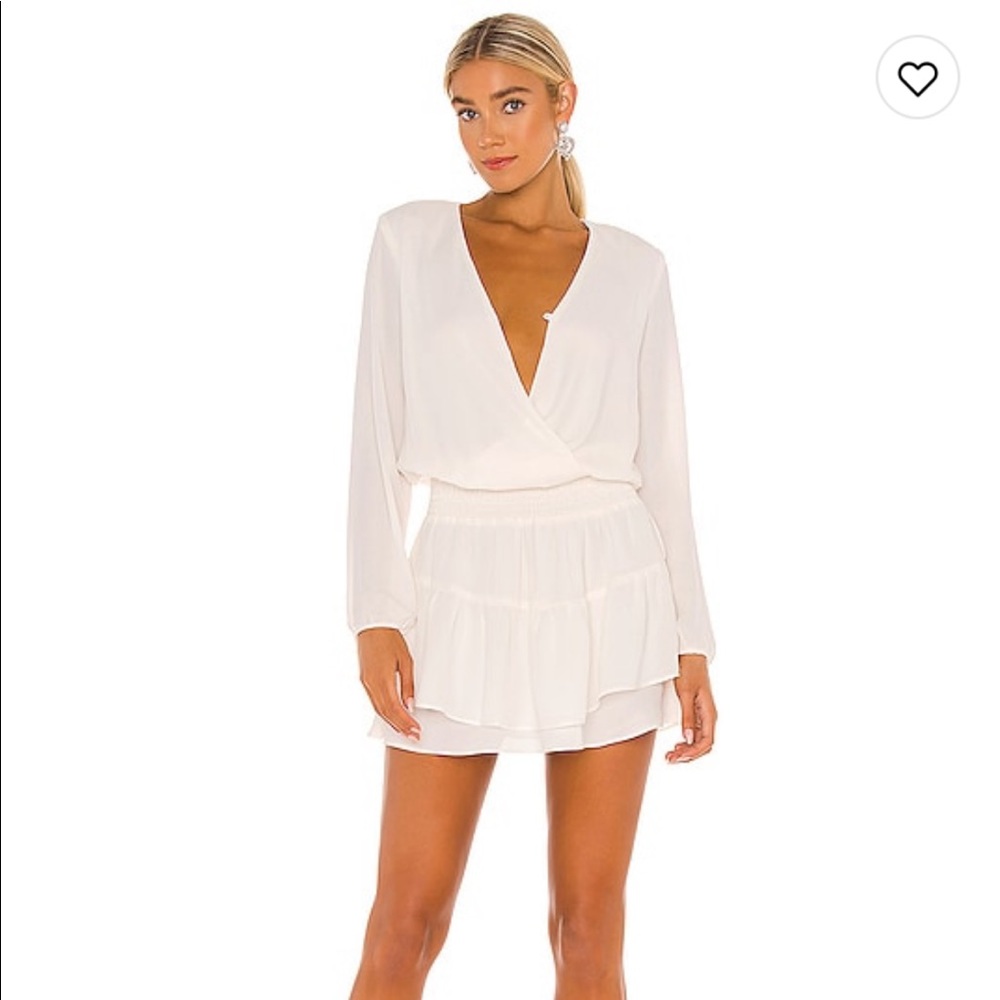 Krisa Smocked Surplus Mini Dress